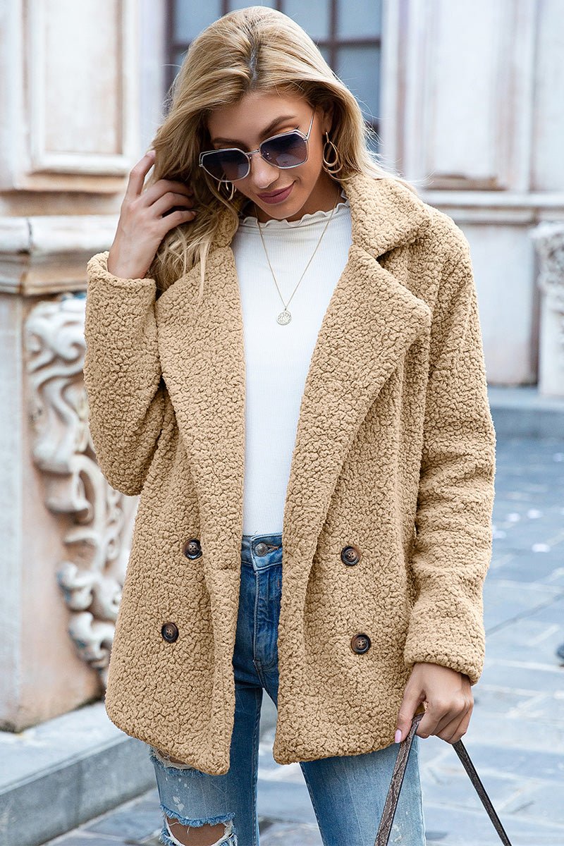 Ivy Lane Full Size Lapel Collar Sherpa Coat - GirlyBayOuterwearIvy Lane Full Size Lapel Collar Sherpa Coat100100256047572SKhakiGirlyBayIvy Lane Full Size Lapel Collar Sherpa Coat