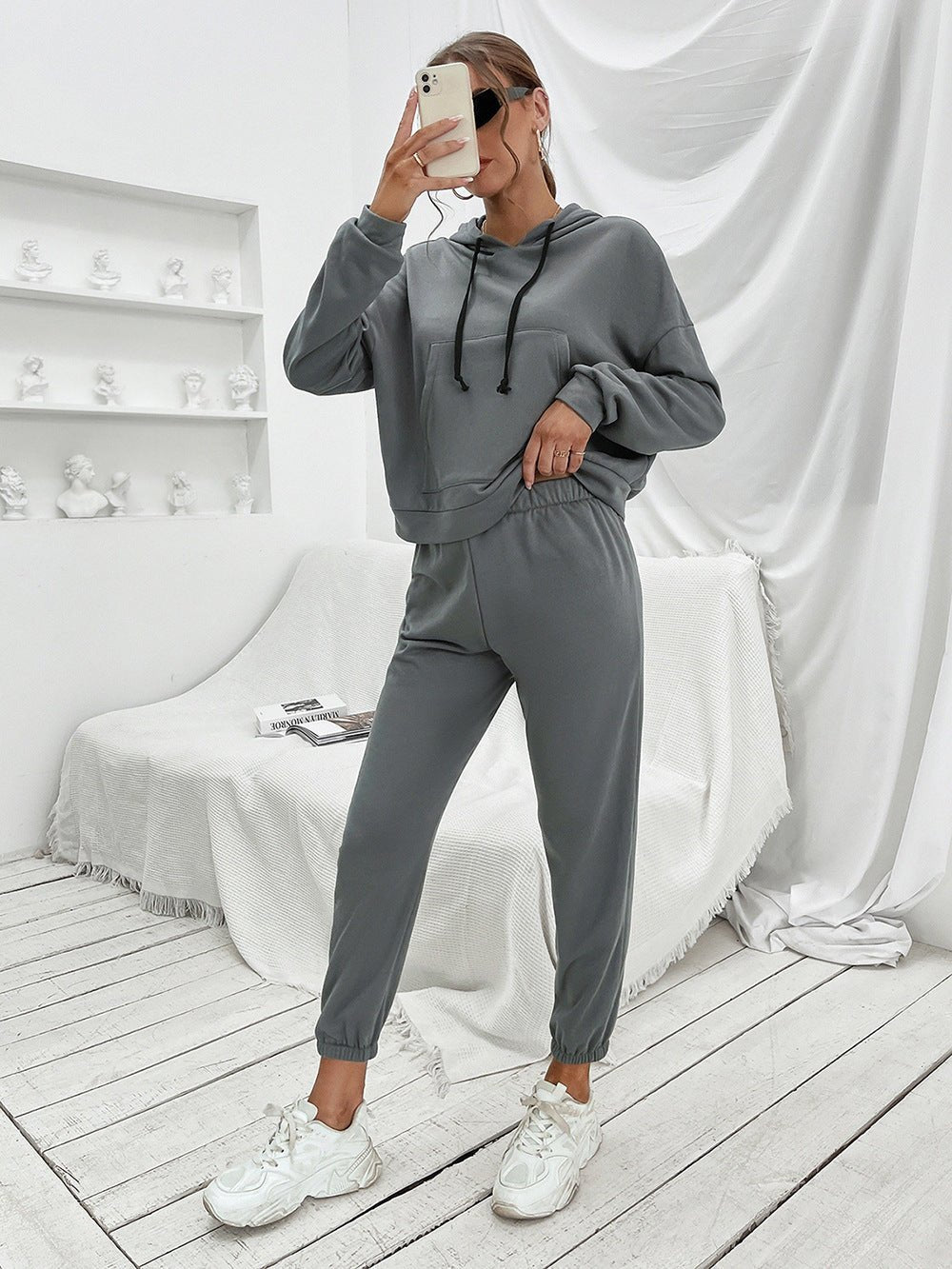 Ivy Lane Sports Hoodie and Joggers Set - GirlyBayActivewearIvy Lane Sports Hoodie and Joggers Set100100691972337SDark GrayGirlyBayIvy Lane Sports Hoodie and Joggers Set