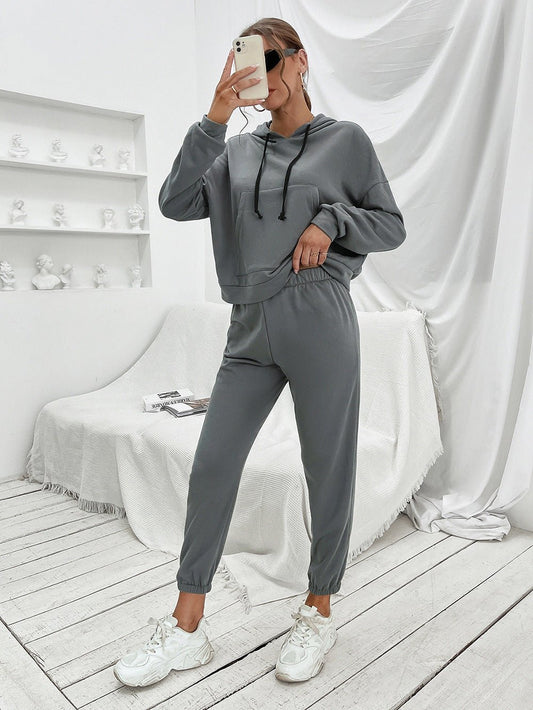 Ivy Lane Sports Hoodie and Joggers Set - GirlyBayActivewearIvy Lane Sports Hoodie and Joggers Set100100691972337SDark GrayGirlyBayIvy Lane Sports Hoodie and Joggers Set