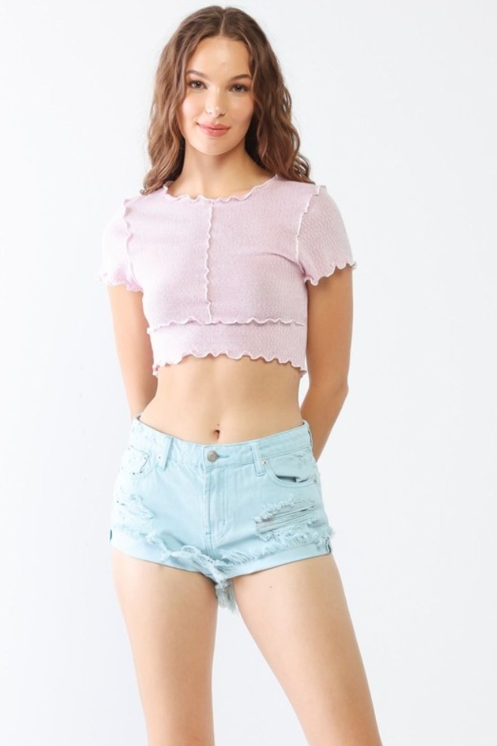 LITZ LA Distressed Ripped Denim Shorts - GirlyBayJeans & DenimLITZ LA Distressed Ripped Denim Shorts100100761051048SAquaGirlyBayLITZ LA Distressed Ripped Denim Shorts