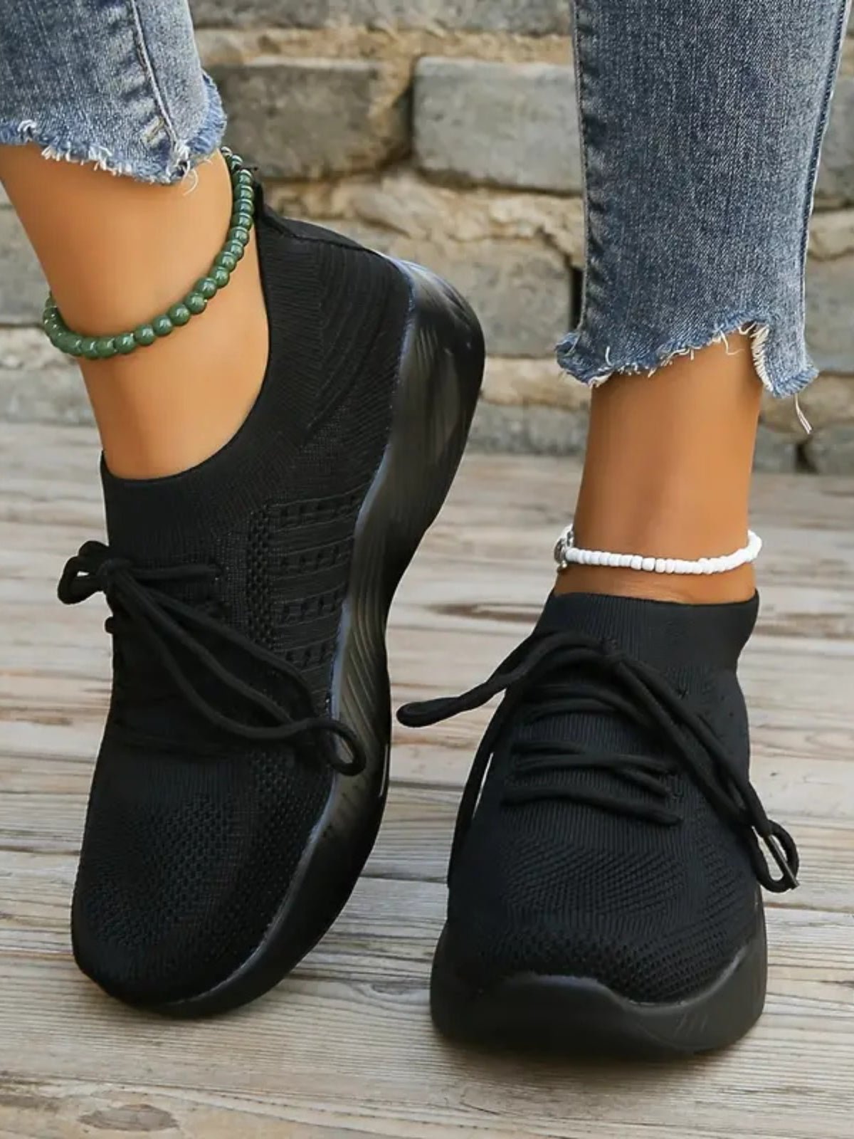 Mesh Round Toe Flat Athletic - GirlyBayShoesMesh Round Toe Flat Athletic10060076180289035(US4)BlackGirlyBayMesh Round Toe Flat Athletic