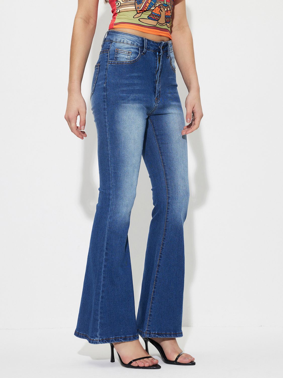 Comfy Mid-Rise Bootcut JeansJeans & DenimGirlyBayTrendsiMedium