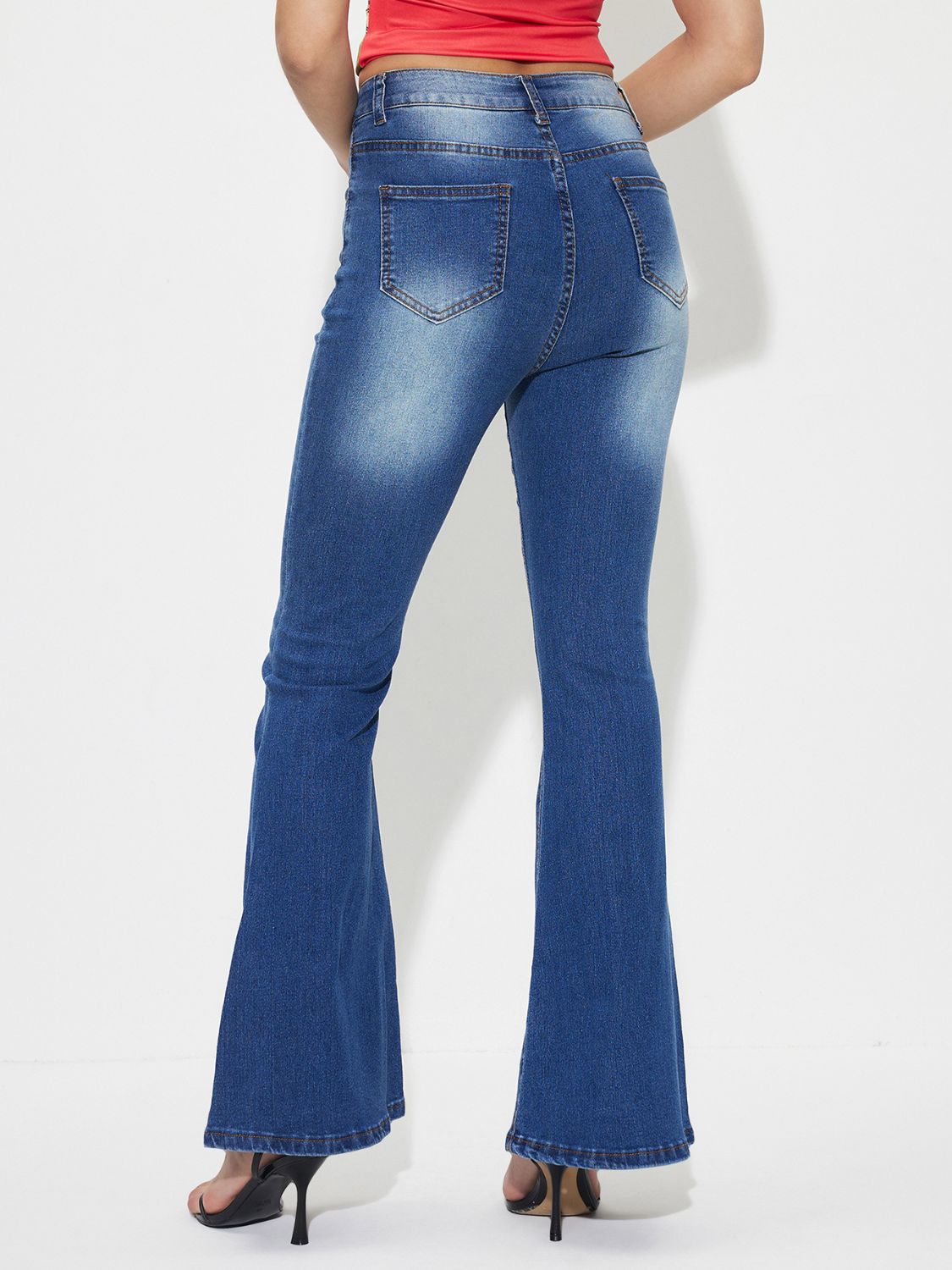 Comfy Mid-Rise Bootcut JeansJeans & DenimGirlyBayTrendsiMedium