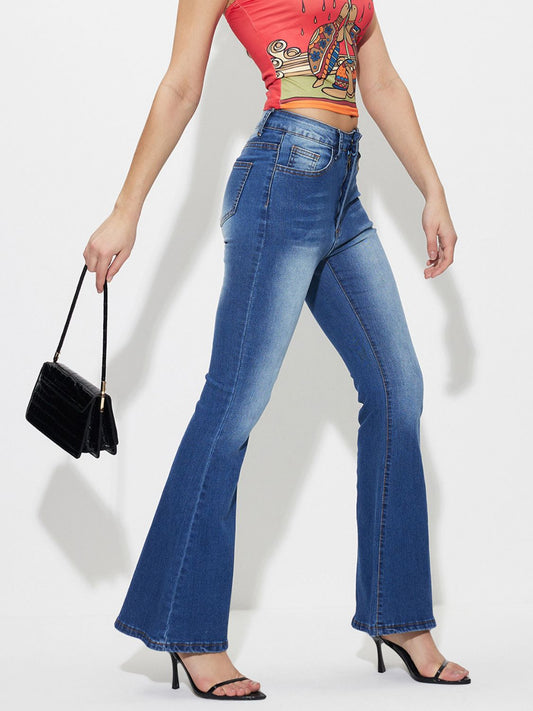 Comfy Mid-Rise Bootcut JeansJeans & DenimGirlyBayTrendsiMedium