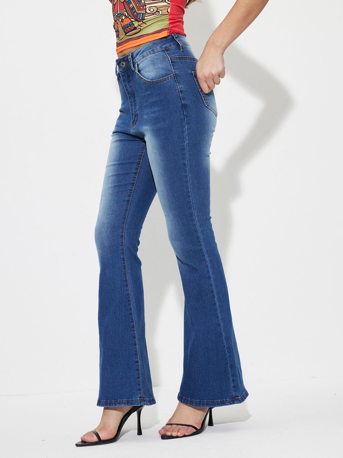 Comfy Mid-Rise Bootcut JeansJeans & DenimGirlyBayTrendsiMedium