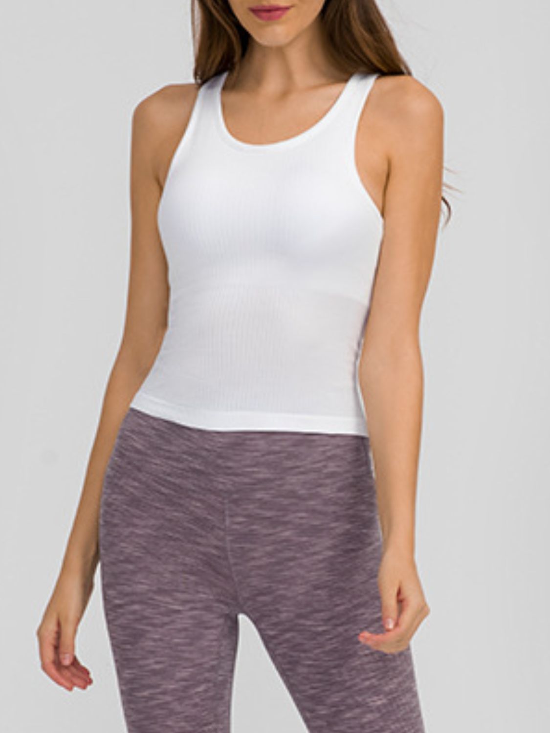 Millennia Round Neck Racerback Active Tank - GirlyBayActivewearMillennia Round Neck Racerback Active Tank1001007576721224WhiteGirlyBayMillennia Round Neck Racerback Active Tank
