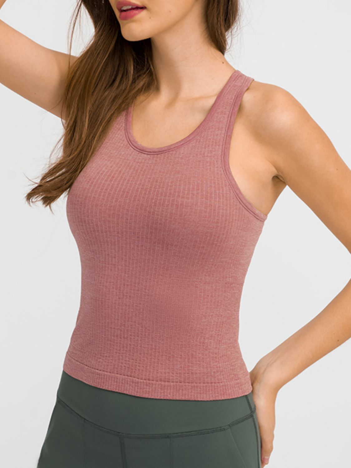 Millennia Round Neck Racerback Active Tank - GirlyBayActivewearMillennia Round Neck Racerback Active Tank1001007576761104Dusty PinkGirlyBayMillennia Round Neck Racerback Active Tank