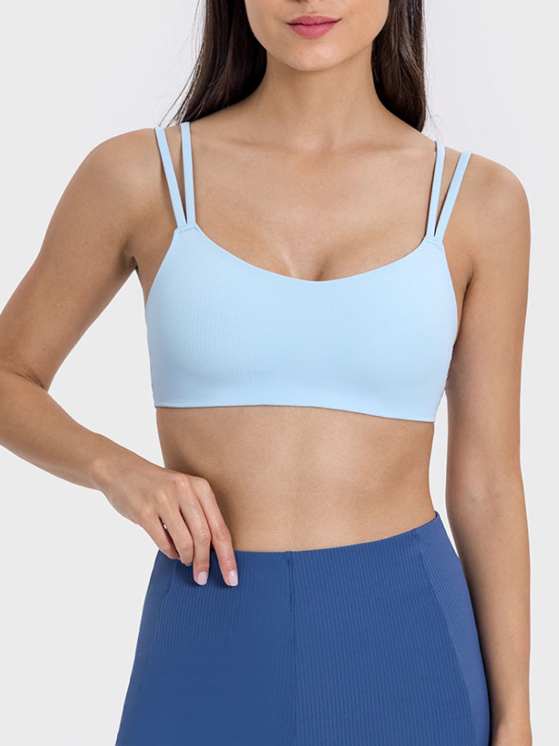 Millennia Scoop Neck Double Strap Active Cami - GirlyBayActivewearMillennia Scoop Neck Double Strap Active Cami1001007148062404Light BlueGirlyBayMillennia Scoop Neck Double Strap Active Cami