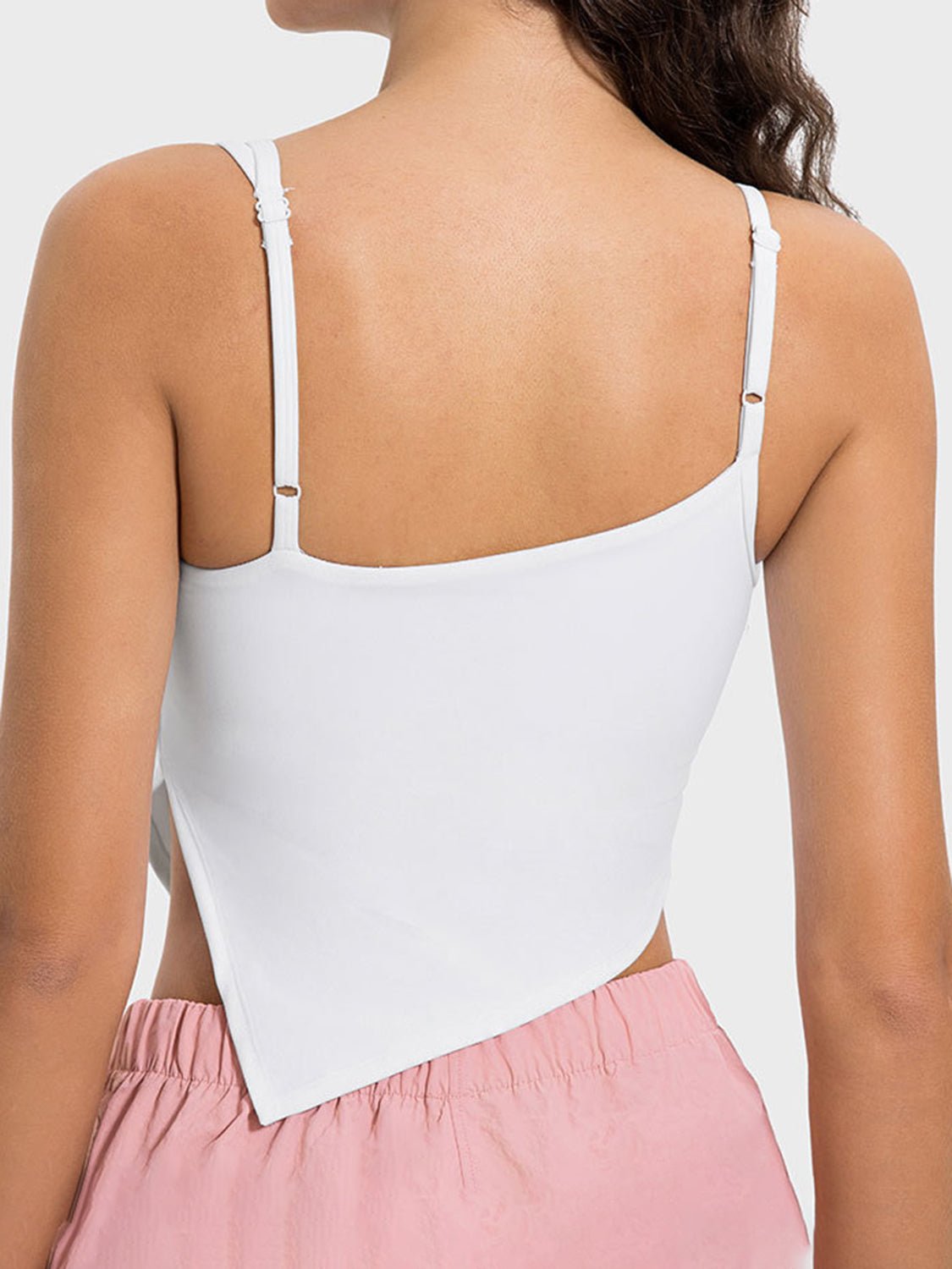 Millennia Slit Asymmetrical Neck Active Cami - GirlyBayActivewearMillennia Slit Asymmetrical Neck Active Cami1001000269369984WhiteGirlyBayMillennia Slit Asymmetrical Neck Active Cami