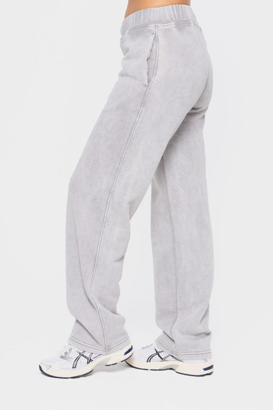 Mono B Elastic Waist Fleece Pants with Pockets - GirlyBayCasual DressesMono B Elastic Waist Fleece Pants with Pockets100100963991509SLight GrayGirlyBayMono B Elastic Waist Fleece Pants with Pockets