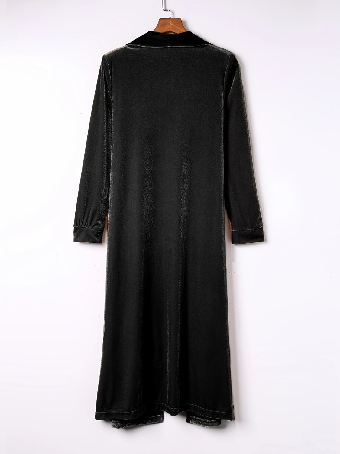 Stylish Open Front Coat - Long SleeveTrendsiGirlyBay100100136919510BlackSShip From OverseasShipping delay Jan 15 - Feb 7