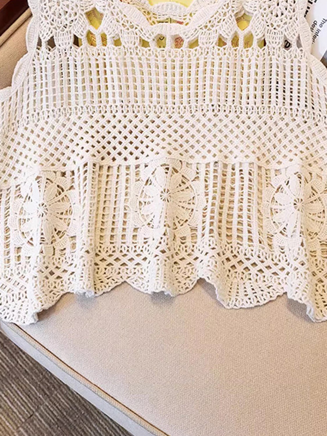 Openwork Scoop Neck Tank - GirlyBayOpenwork Scoop Neck Tank100100407521043One SizeCreamGirlyBayOpenwork Scoop Neck Tank
