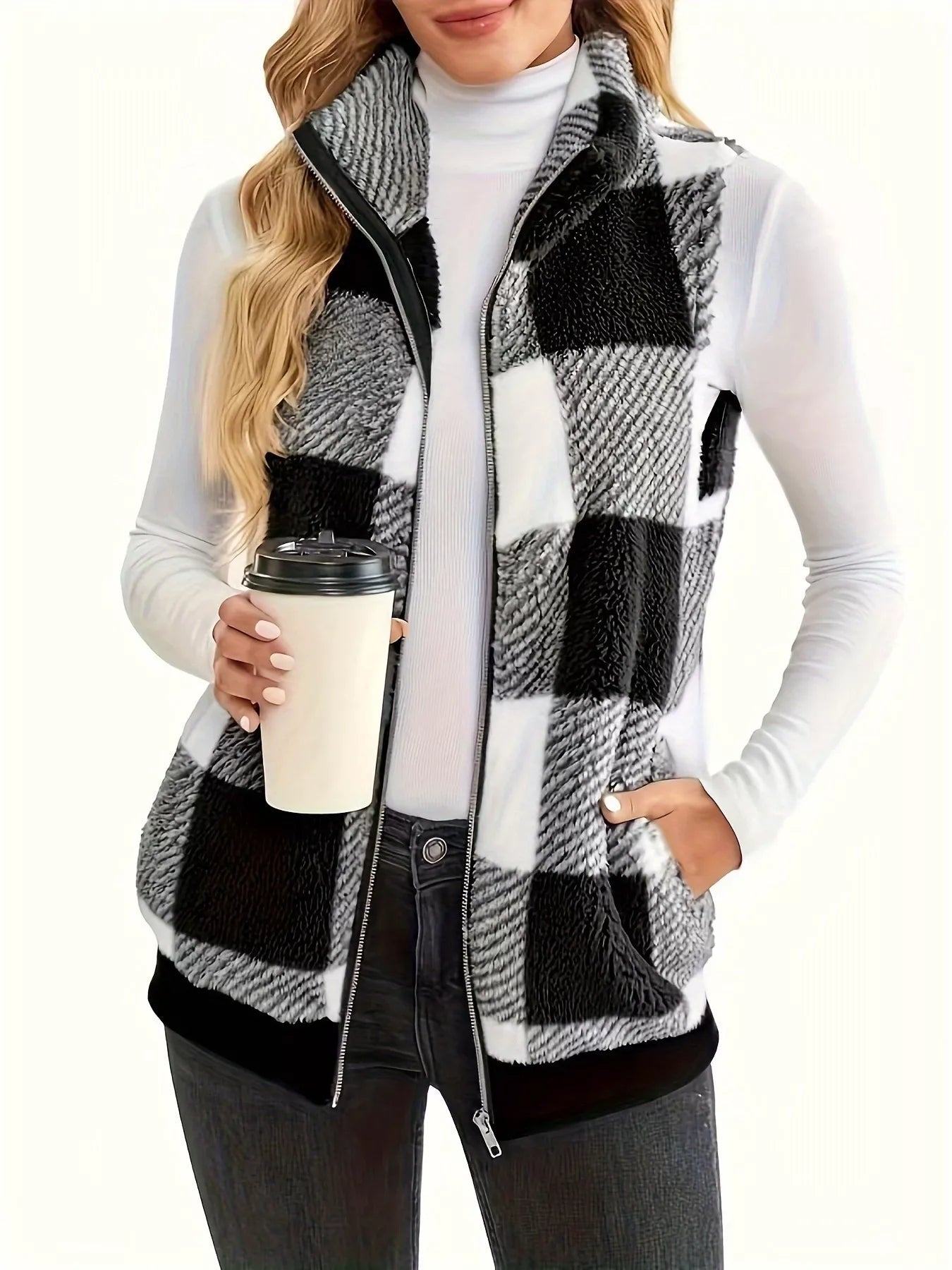 Plus Size Cozy Plaid Fleece Vest Coat - GirlyBayPlus Size Clothes30d4de05da534894a1ced8fc9b6af15a - Max - Origin1001003278042331XLBlackGirlyBay30d4de05da534894a1ced8fc9b6af15a - Max - OriginPlus Size Cozy Plaid Fleece Vest CoatPlus Size ClothesGirlyBay100100327804233