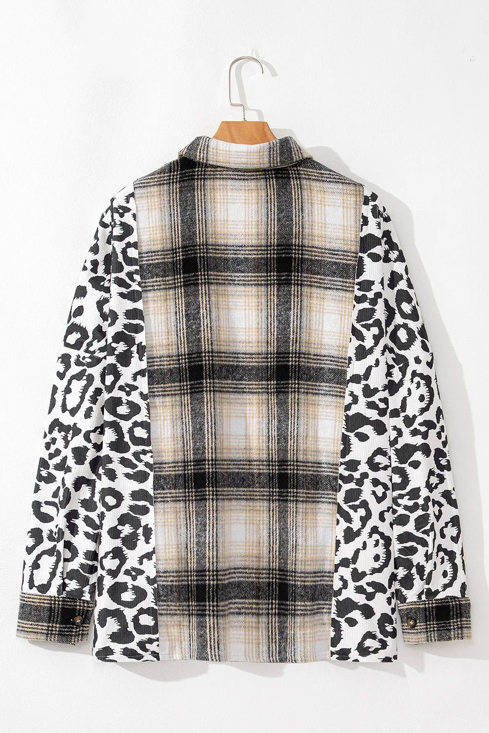 Plus Size Leopard Plaid Button Up Long Sleeve Shacket - GirlyBayPlus Size ClothesPlus Size Leopard Plaid Button Up Long Sleeve Shacket1001000807311611XLDark GrayGirlyBayPlus Size Leopard Plaid Button Up Long Sleeve Shacket
