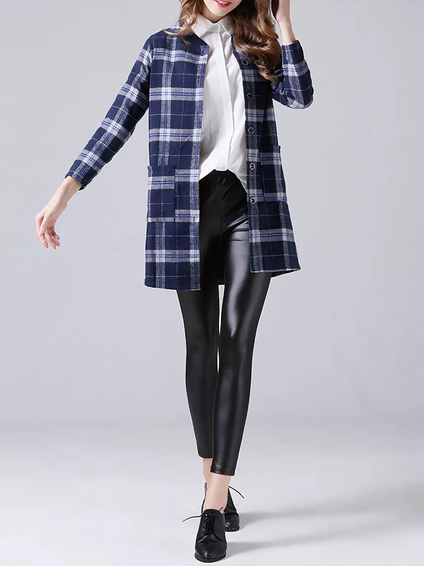 Plus Size Plaid Button - Down Longline Shirt - GirlyBayOuterwear3b561bb4 - 78a7 - 4433 - bae2 - 9a3218e59e71 - Max - Origin1001003079158430XLNavyGirlyBay3b561bb4 - 78a7 - 4433 - bae2 - 9a3218e59e71 - Max - OriginPlus Size Plaid Button - Down Longline ShirtOuterwearGirlyBay100100307915843