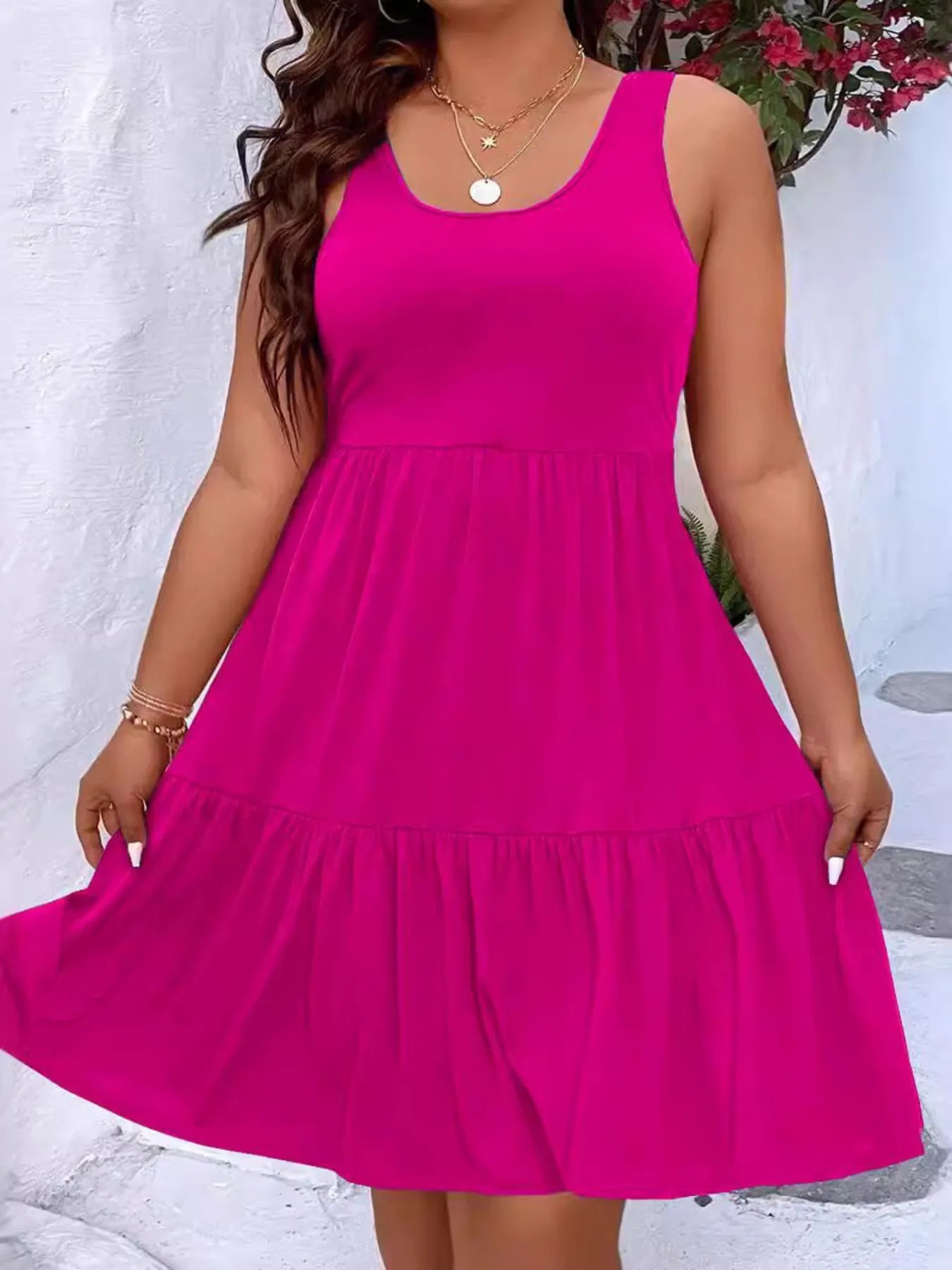 Plus Size Tiered Scoop Neck Tank Dress - GirlyBayCasual Dresses7cb5afcc4cdf4bdca37e38f1097394b3 - Max - Origin100100321223075XLDeep RoseGirlyBay7cb5afcc4cdf4bdca37e38f1097394b3 - Max - OriginPlus Size Tiered Scoop Neck Tank DressCasual DressesGirlyBay100100321223075