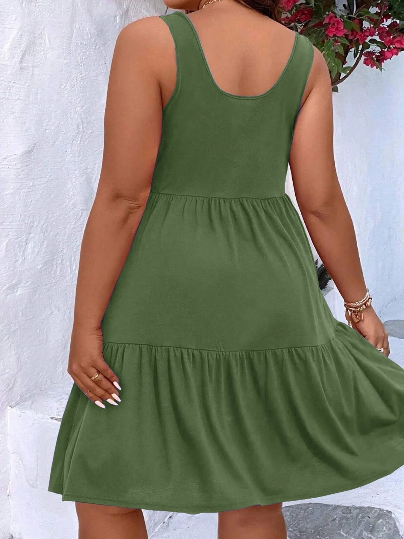 Plus Size Tiered Scoop Neck Tank Dress - GirlyBayCasual Dressescc4ff6f25b1e426e84920d8c7991d48a - Max - Origin100100321223514XLArmy GreenGirlyBaycc4ff6f25b1e426e84920d8c7991d48a - Max - OriginPlus Size Tiered Scoop Neck Tank DressCasual DressesGirlyBay100100321223514