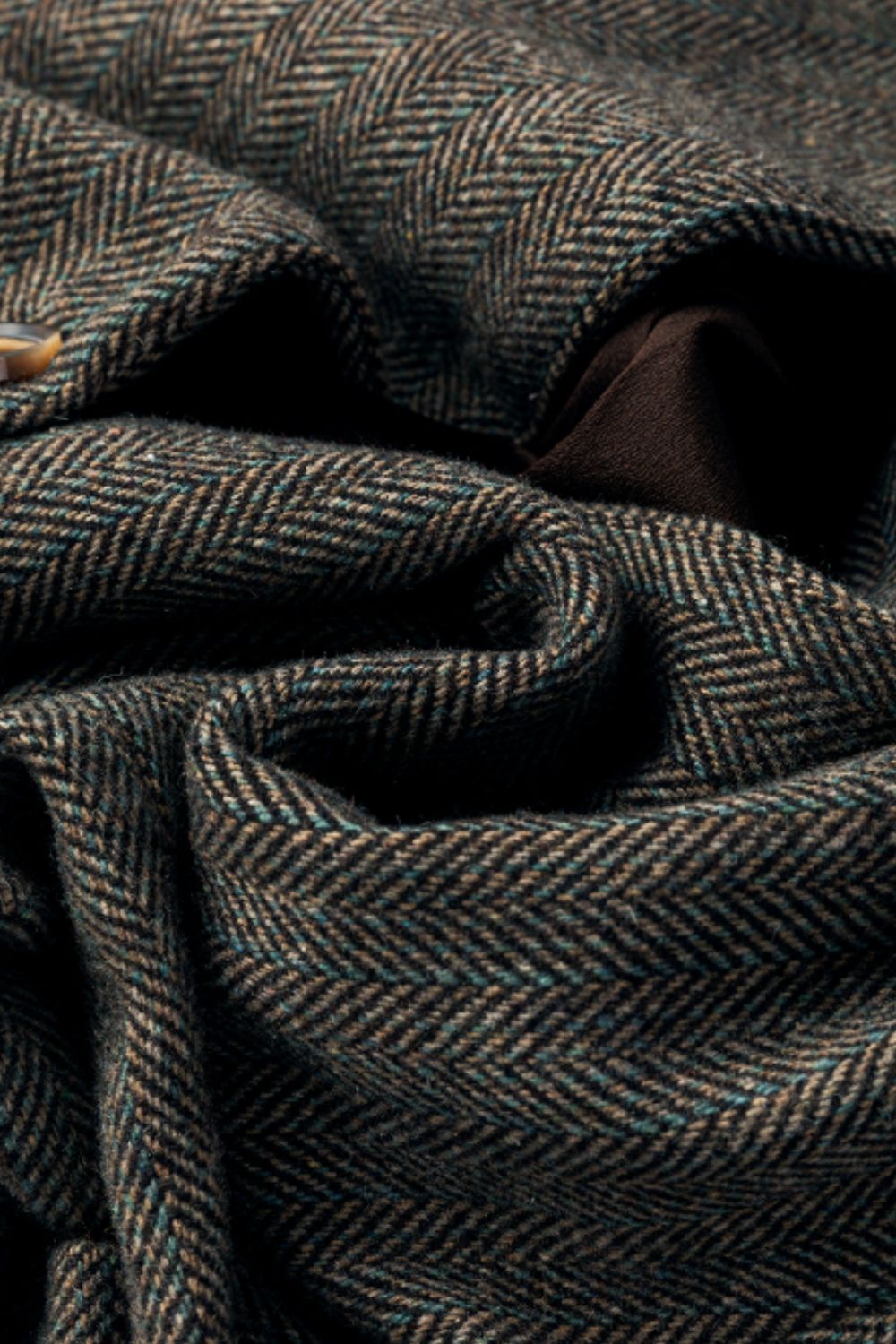 Pocketed Buttoned Long Sleeve Blazer - GirlyBayOuterwearPocketed Buttoned Long Sleeve Blazer100100716141879SChocolateGirlyBayPocketed Buttoned Long Sleeve Blazer