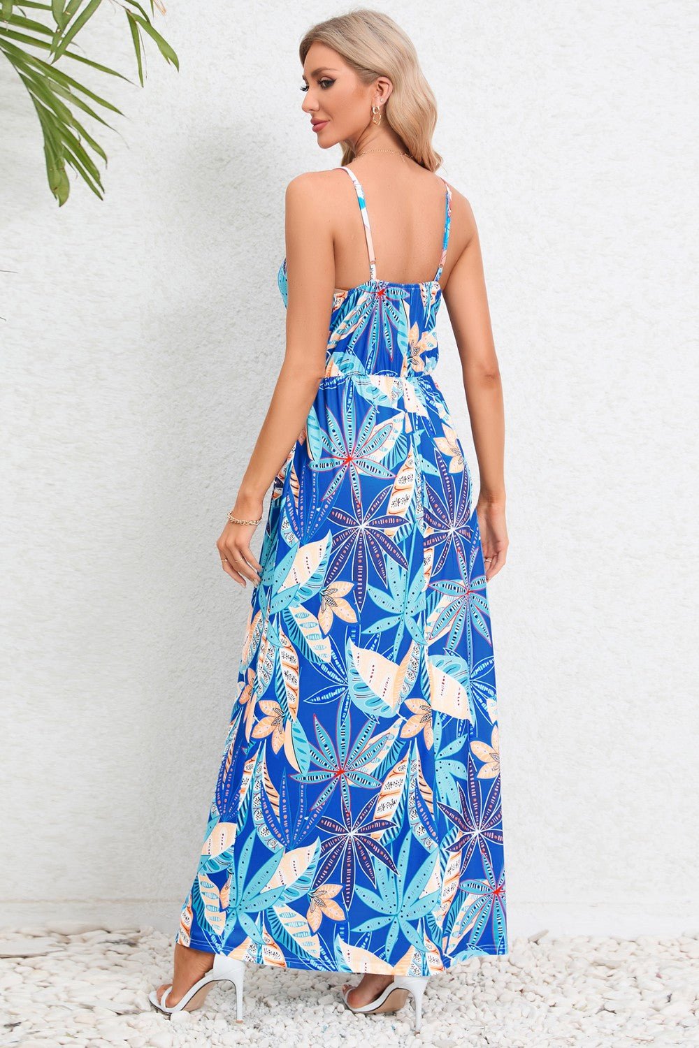 Printed Surplice Maxi Cami DressTrendsi100100264986622Royal BlueSRoyal BlueH.Y.G@ERoyal BlueShip From Overseas