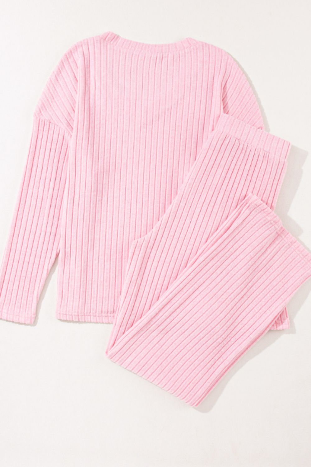 Ribbed V - Neck Top and Pants Lounge Set - GirlyBayLoungewear & UnderwearRibbed V - Neck Top and Pants Lounge Set100100085931710SBlush PinkGirlyBayRibbed V - Neck Top and Pants Lounge Set