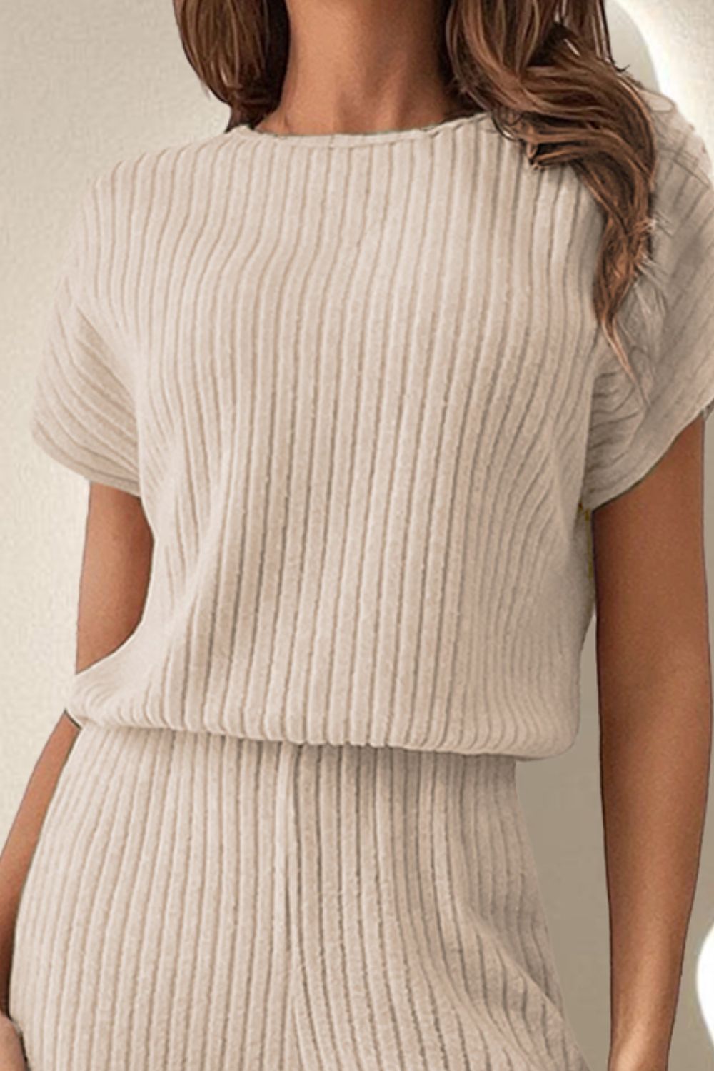 Round Neck Short Sleeve Jumpsuit - GirlyBayJumpsuits & RompersRound Neck Short Sleeve Jumpsuit100100723461660SCreamGirlyBayRound Neck Short Sleeve Jumpsuit