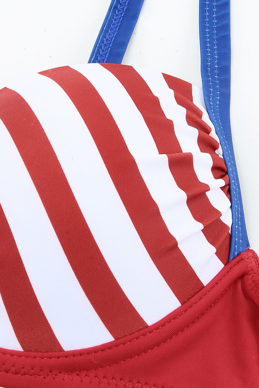 Ruched Bikini Set - GirlyBayBikinis & TankinisRuched Bikini Set101000190927120SRed/BlueGirlyBayRuched Bikini Set