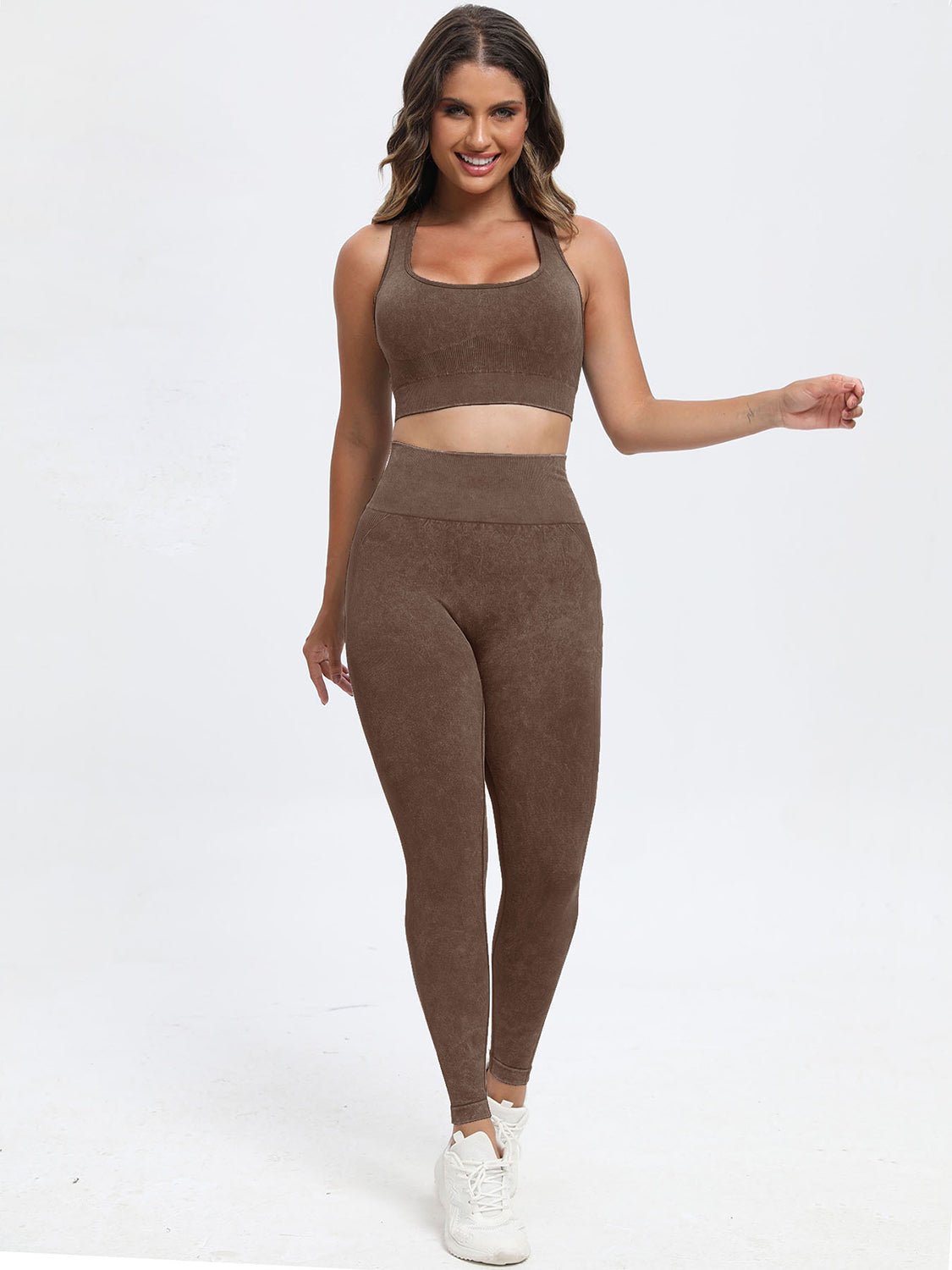 Scoop Neck Wide Strap Top and Pants Active Set - GirlyBayActivewearScoop Neck Wide Strap Top and Pants Active Set100100440501381SDark BrownGirlyBayScoop Neck Wide Strap Top and Pants Active Set