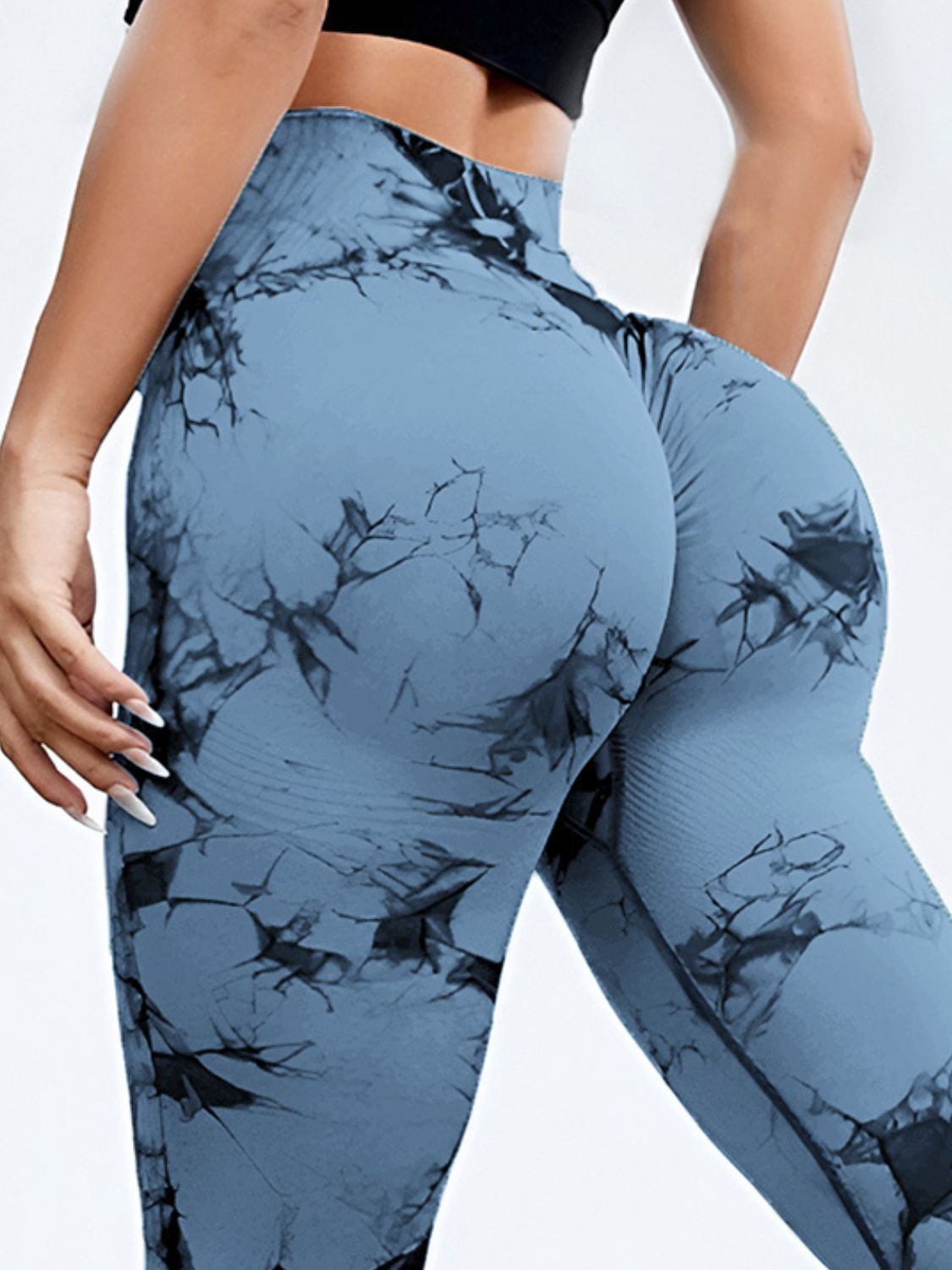 Tie - Dye High Waist Active Leggings - GirlyBayActivewearTie - Dye High Waist Active Leggings100100641495385SLight BlueGirlyBayTie - Dye High Waist Active Leggings