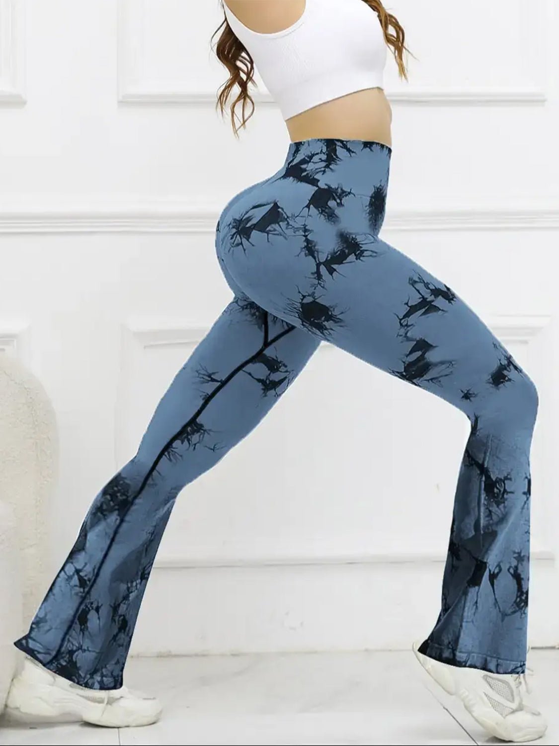 Tie - Dye High Waist Active Leggings - GirlyBayActivewearTie - Dye High Waist Active Leggings100100641495385SLight BlueGirlyBayTie - Dye High Waist Active Leggings