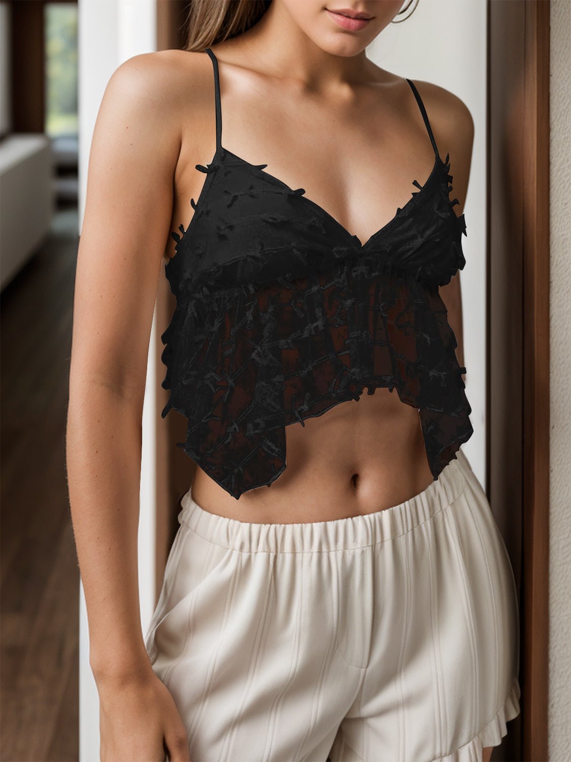 Tied V - Neck Cami - GirlyBayTied V - Neck Cami100100116524741SBlackGirlyBayTied V - Neck Cami