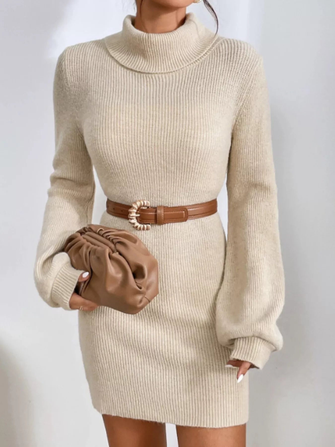 Turtleneck Knit Sweater Dress - GirlyBayCasual Dresses361d3d48527746c0a36a3b0950ceb54b - Max - Origin100100853630626SApricotGirlyBay361d3d48527746c0a36a3b0950ceb54b - Max - OriginTurtleneck Knit Sweater DressCasual DressesGirlyBay100100853630626