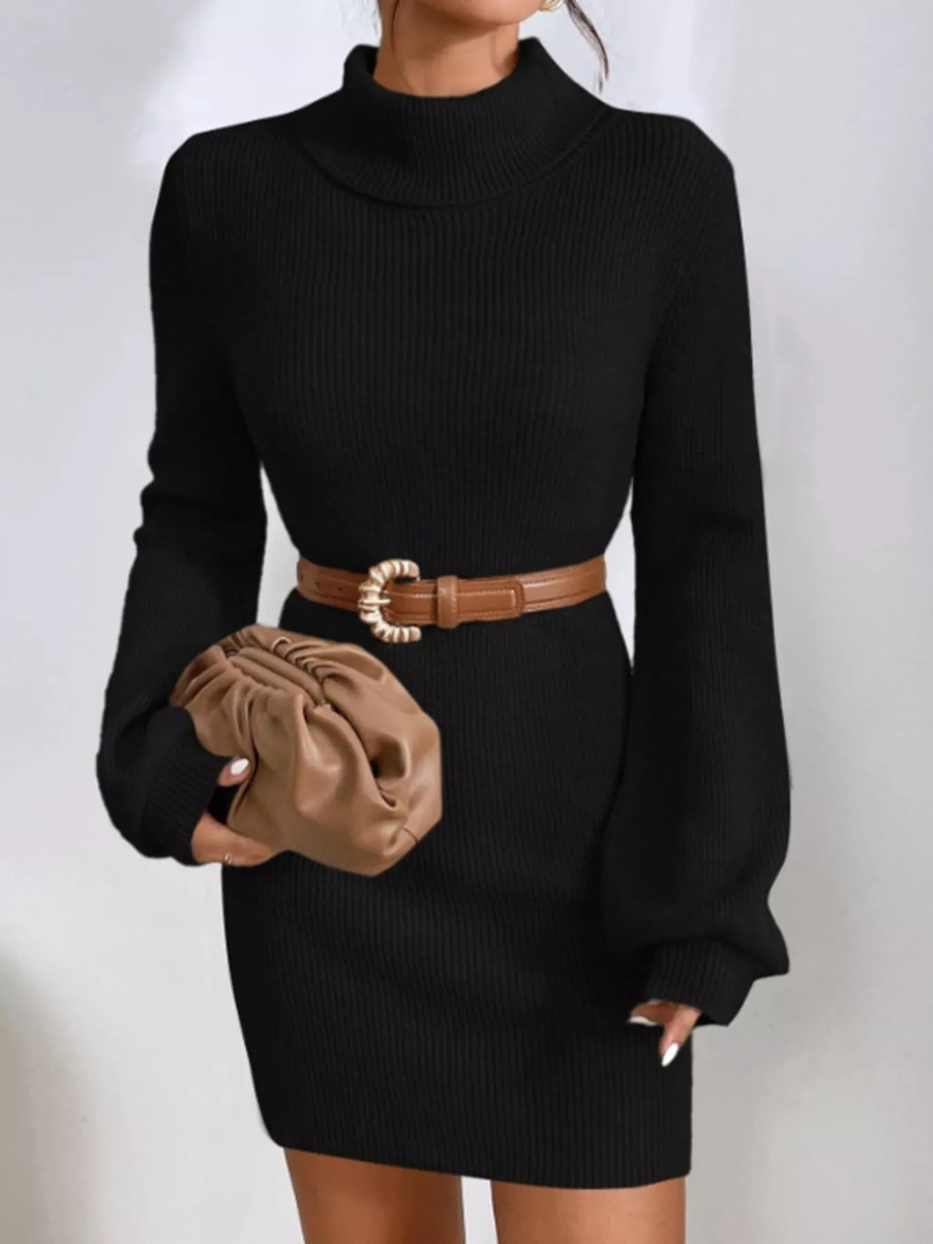 Turtleneck Knit Sweater Dress - GirlyBayCasual Dressesa5c033de5b264d6998873d8d8e74b64b - Max - Origin100100853635564SBlackGirlyBaya5c033de5b264d6998873d8d8e74b64b - Max - OriginTurtleneck Knit Sweater DressCasual DressesGirlyBay100100853635564
