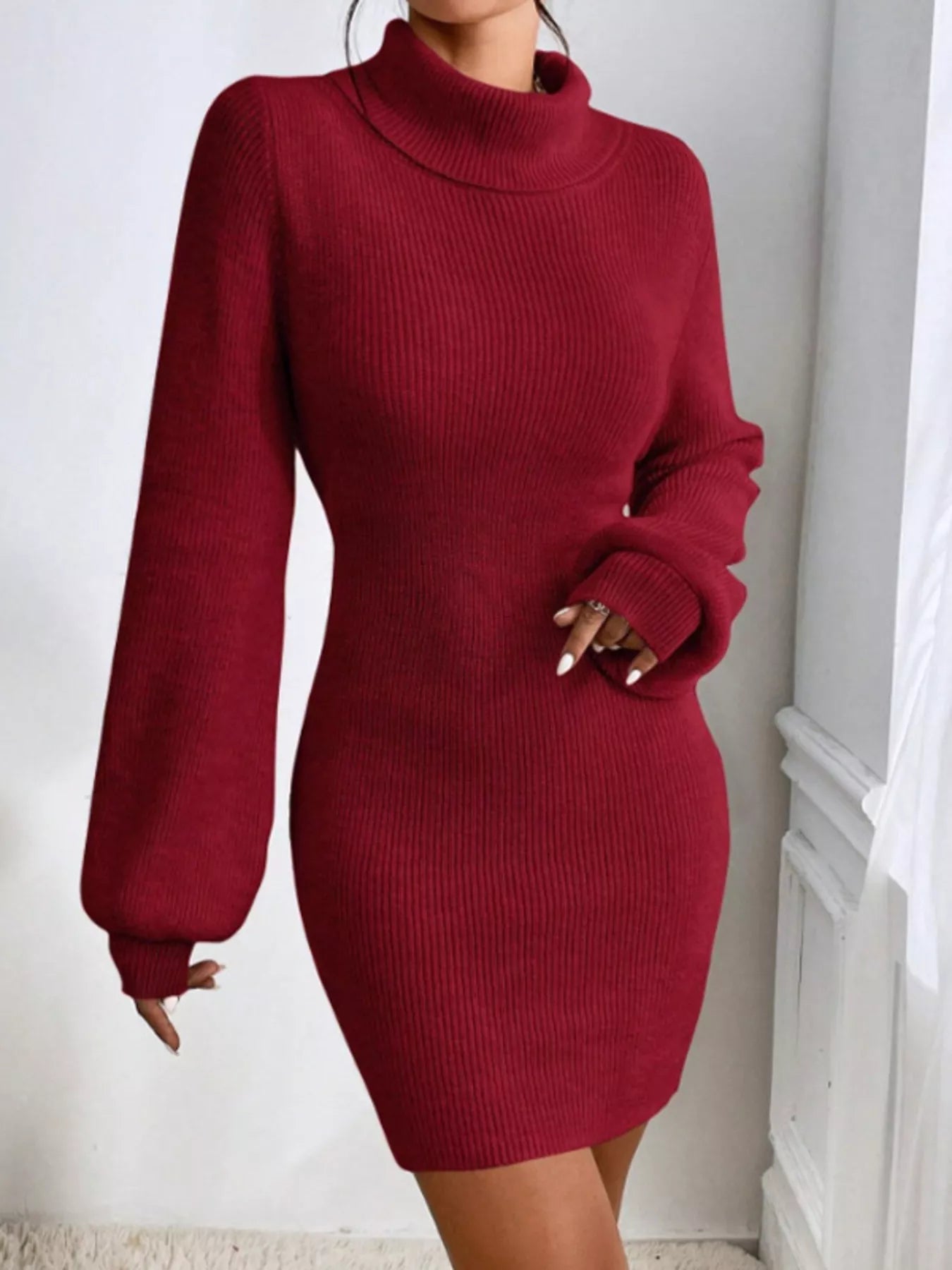 Turtleneck Knit Sweater Dress - GirlyBayCasual Dressesacdc2fa9036f4454bcbe7800451b427a - Max - Origin100100853638982SWine RedGirlyBayacdc2fa9036f4454bcbe7800451b427a - Max - OriginTurtleneck Knit Sweater DressCasual DressesGirlyBay100100853638982