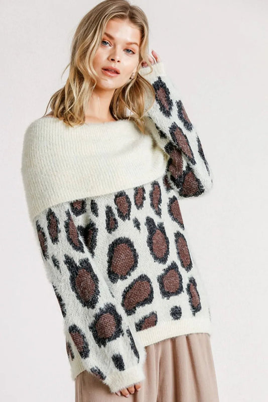 Umgee Full Size Leopard Off - Shoulder Long Sleeve Sweater Plus Size - GirlyBayPlus Size Clothes1213045d - f5aa - 45a2 - acf5 - e294cd403817 - Max100100406291859SCREAMMIXGirlyBay1213045d - f5aa - 45a2 - acf5 - e294cd403817 - MaxUmgee Full Size Leopard Off - Shoulder Long Sleeve Sweater Plus SizePlus Size ClothesGirlyBay100100406291859