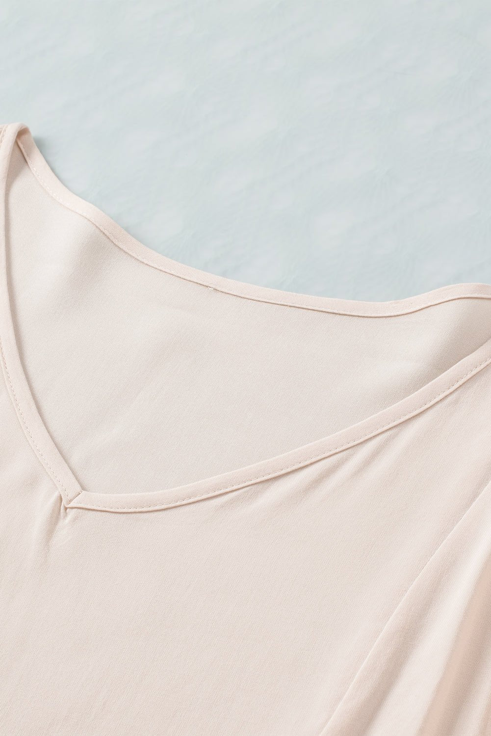 V - Neck Flounce Sleeve Babydoll Blouse - GirlyBayV - Neck Flounce Sleeve Babydoll Blouse100101246545854SLight ApricotGirlyBayV - Neck Flounce Sleeve Babydoll Blouse