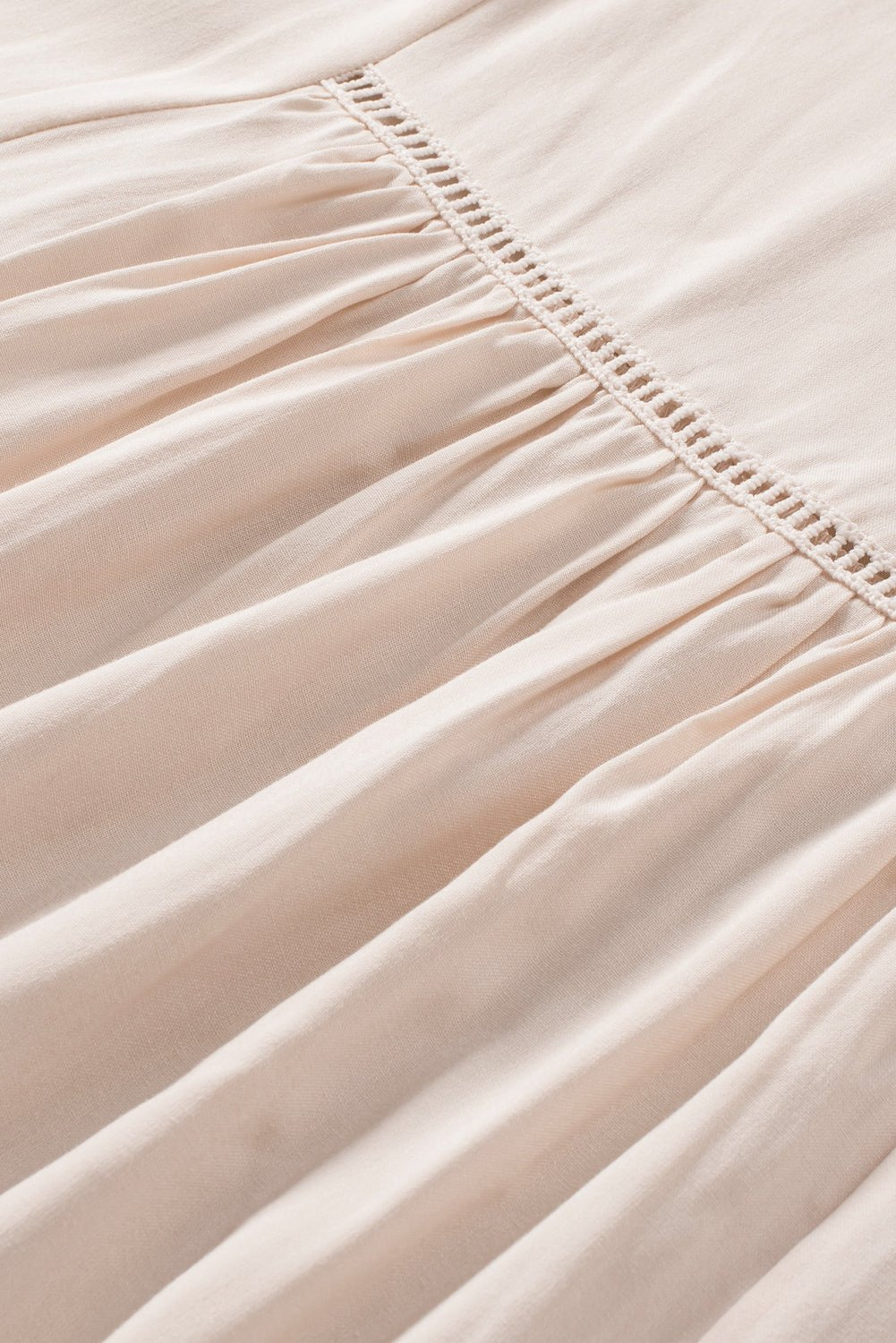 V - Neck Flounce Sleeve Babydoll Blouse - GirlyBayV - Neck Flounce Sleeve Babydoll Blouse100101246545854SLight ApricotGirlyBayV - Neck Flounce Sleeve Babydoll Blouse