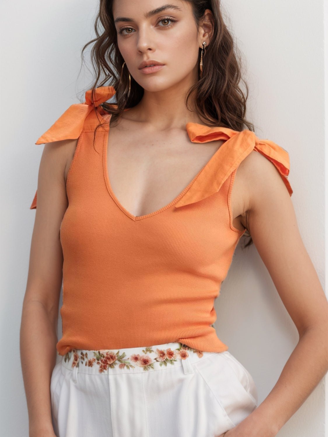 V - Neck Tie Shoulder Tank - GirlyBayV - Neck Tie Shoulder Tank100100721272250SSherbetGirlyBayV - Neck Tie Shoulder Tank