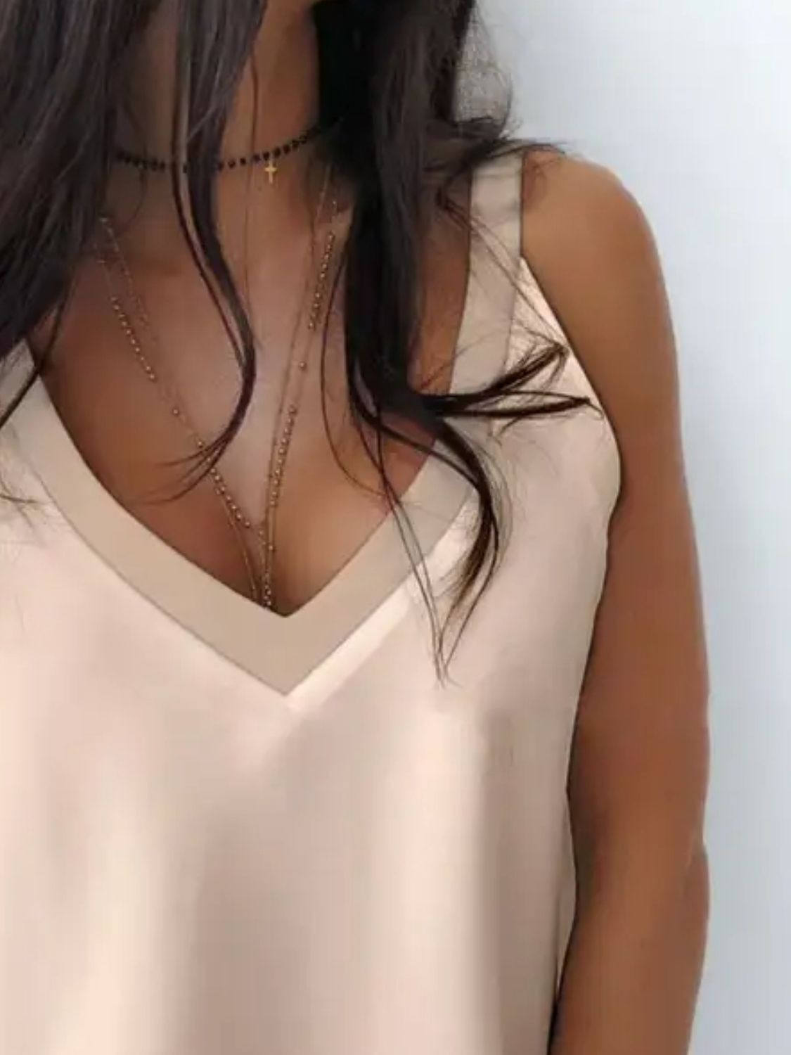 V - Neck Wide Strap Cami - GirlyBayV - Neck Wide Strap Cami100100655541102SApricotGirlyBayV - Neck Wide Strap Cami