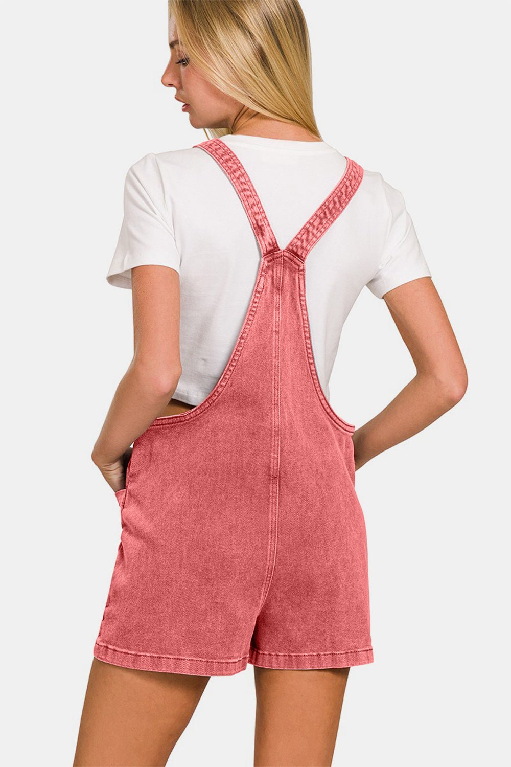 Zenana Washed Knot Strap Rompers - GirlyBayJumpsuits & RompersZenana Washed Knot Strap Rompers100100653101159SCABERNETGirlyBayZenana Washed Knot Strap Rompers